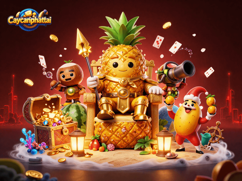 Engage with caycanhphattai’s magical 3D casino adventure featuring dynamic characters and treasure.
