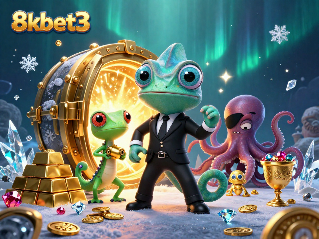 Experience exciting wins at 8kbet3 with vibrant casino-themed adventures and characters.
