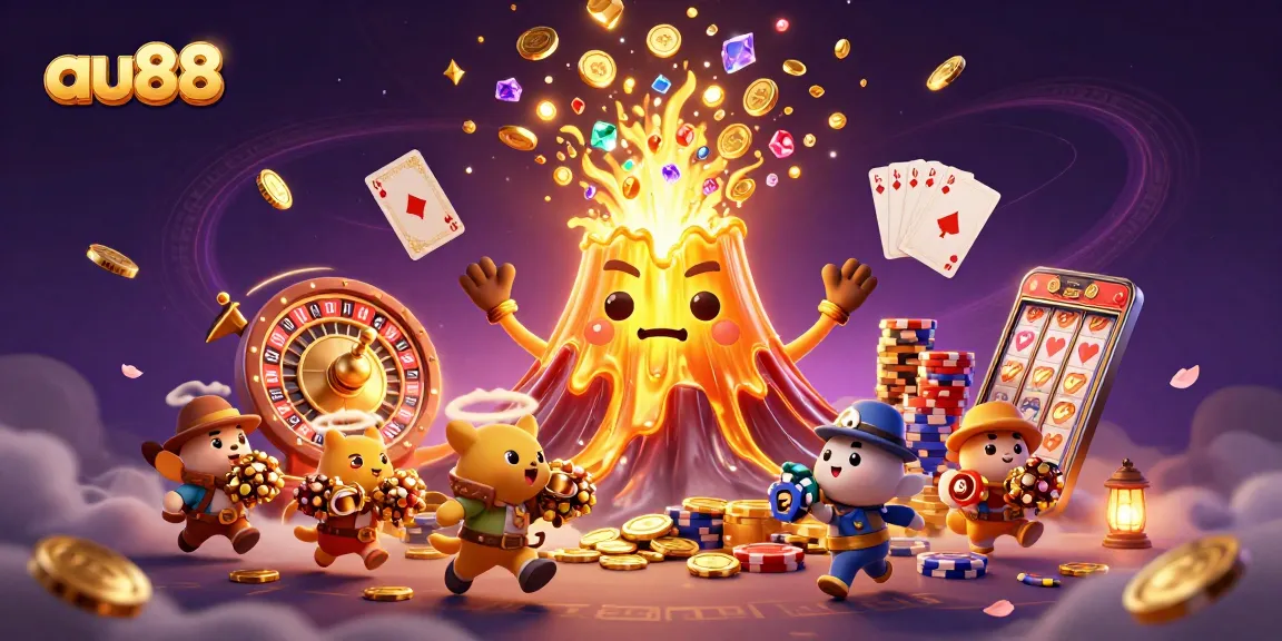 Engage with au88's thrilling golden volcano casino experience, brimming with treasures and excitement.