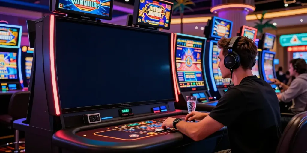 Erlebe den Nervenkitzel im Verde Casino mit einer vielfältigen Auswahl an Spielautomaten und Live-Dealer-Spielen.
