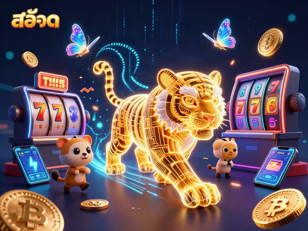 เล่นเกมสล็อต สล็อต ที่เต็มไปด้วยแจ็คพอตและการชนะใหญ่ในภาพ 3D