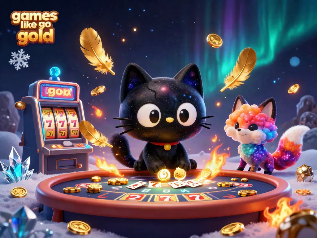 Play engaging games like Go Go Gold with immersive features in a vibrant casino scene.
