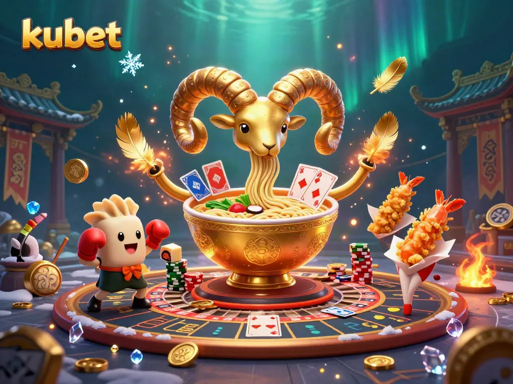 Play poker with kubet's lively characters in an exciting casino setting.