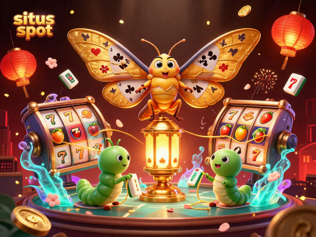 Menangkan situs slot dengan grafis luar biasa, putaran gulungan slot dan simbol keberuntungan yang bersinar.