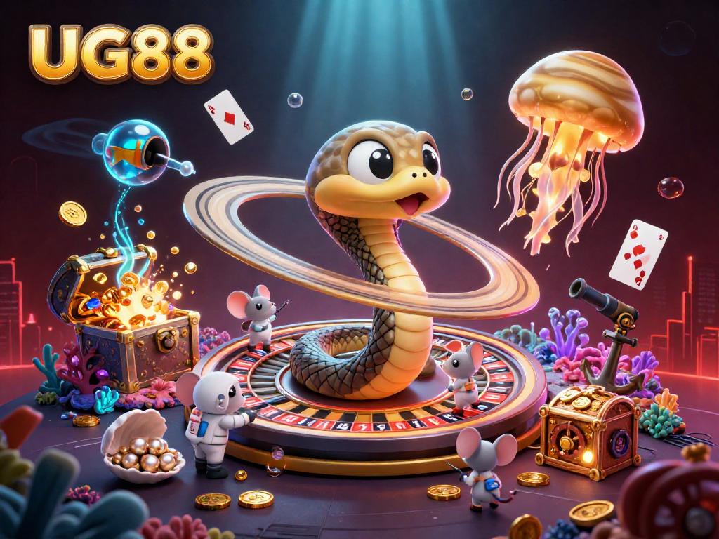 Experience the thrills of UG88 online betting with dynamic wagers in a vibrant cosmic casino.