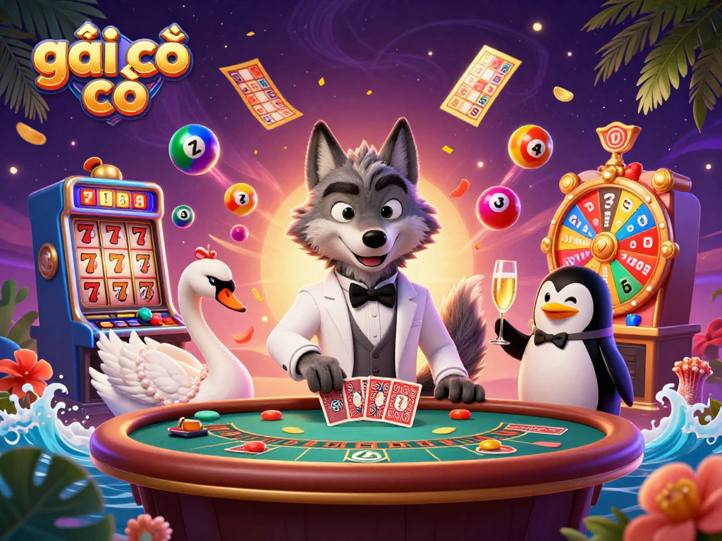 Engage with energetic gaming action, showcasing gái gọi in a vibrant casino scene filled with excitement.