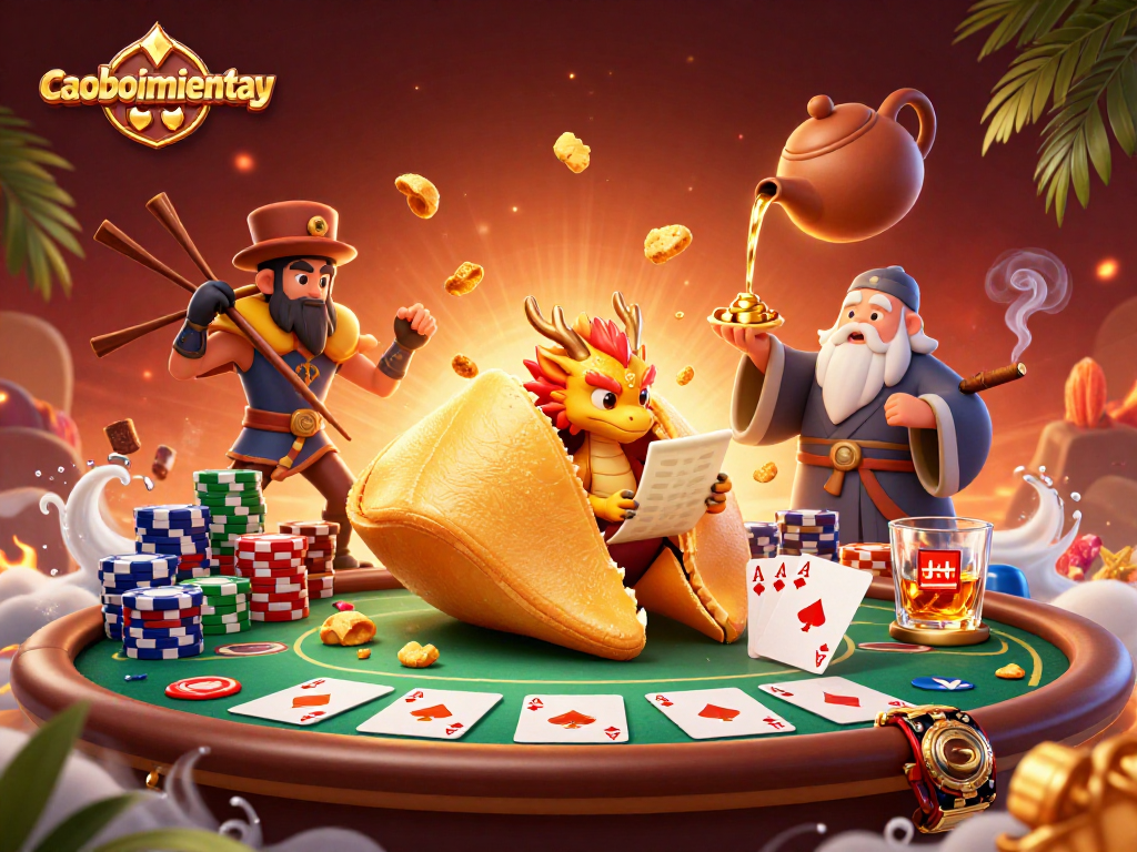 Engage with caoboimientay as dynamic figures interact in a vibrant casino scene.