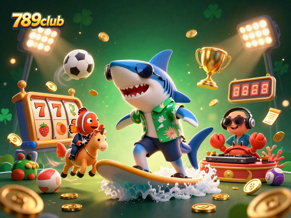 Trải nghiệm tại 789club với cá mập vui nhộn và nhiều trò chơi hấp dẫn