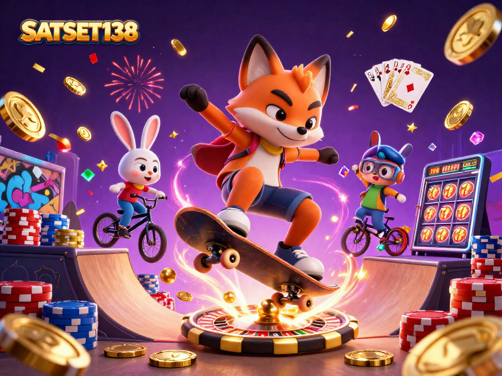 Menangkan permainan di SATSET138 dengan simbol slot dan koin terbang yang menakjubkan.