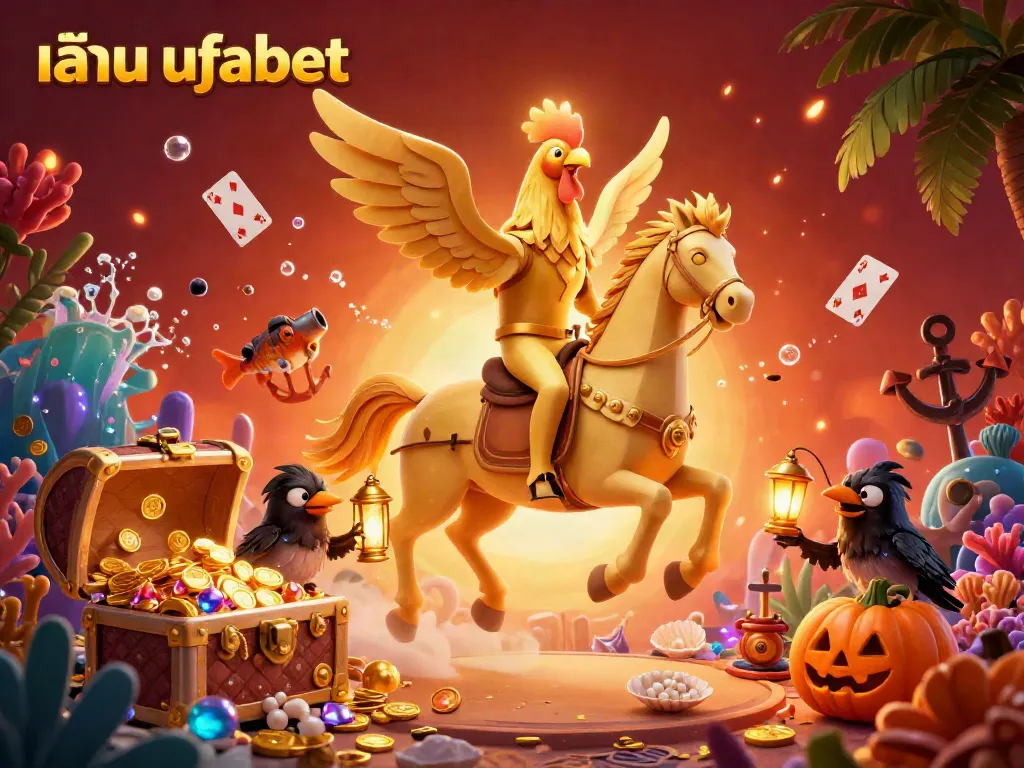 Engage in thrilling action as you เล่น ufabet with vibrant casino elements and dynamic characters.